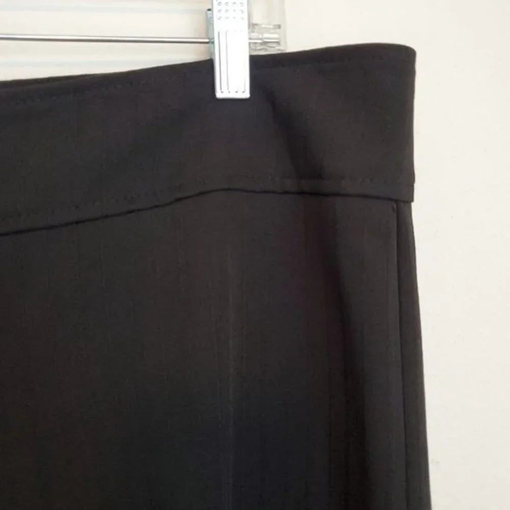 Vintage Cleveland Street wide leg capri culottes with cheetah print panel
